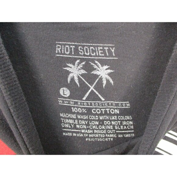 Santa Cruz Riot Society Grim Reaper Skateboarding Graphic T-Shirt Size L - Picture 5 of 9